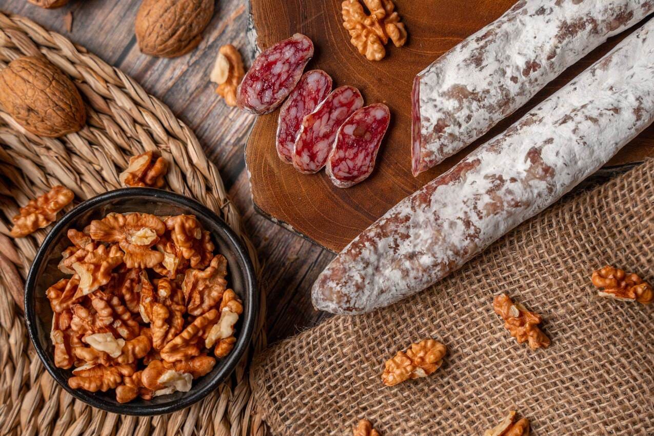 Fuet de nueces