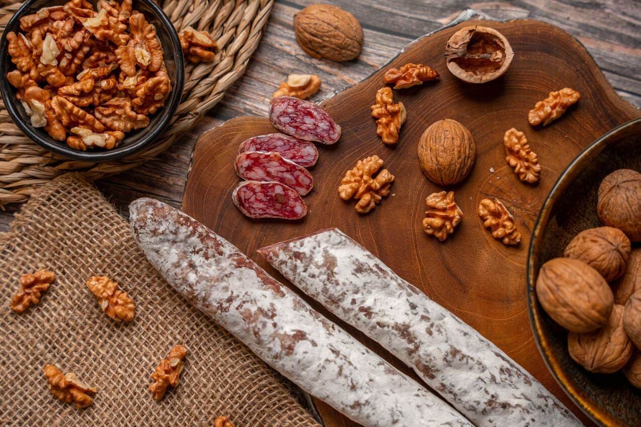 Fuet de nueces