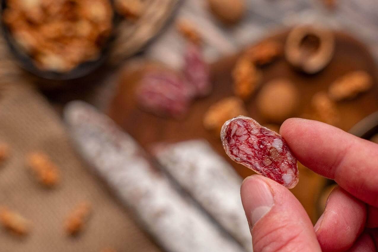 Fuet de nueces